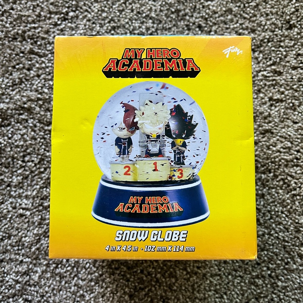My Hero Academia Snow Globe